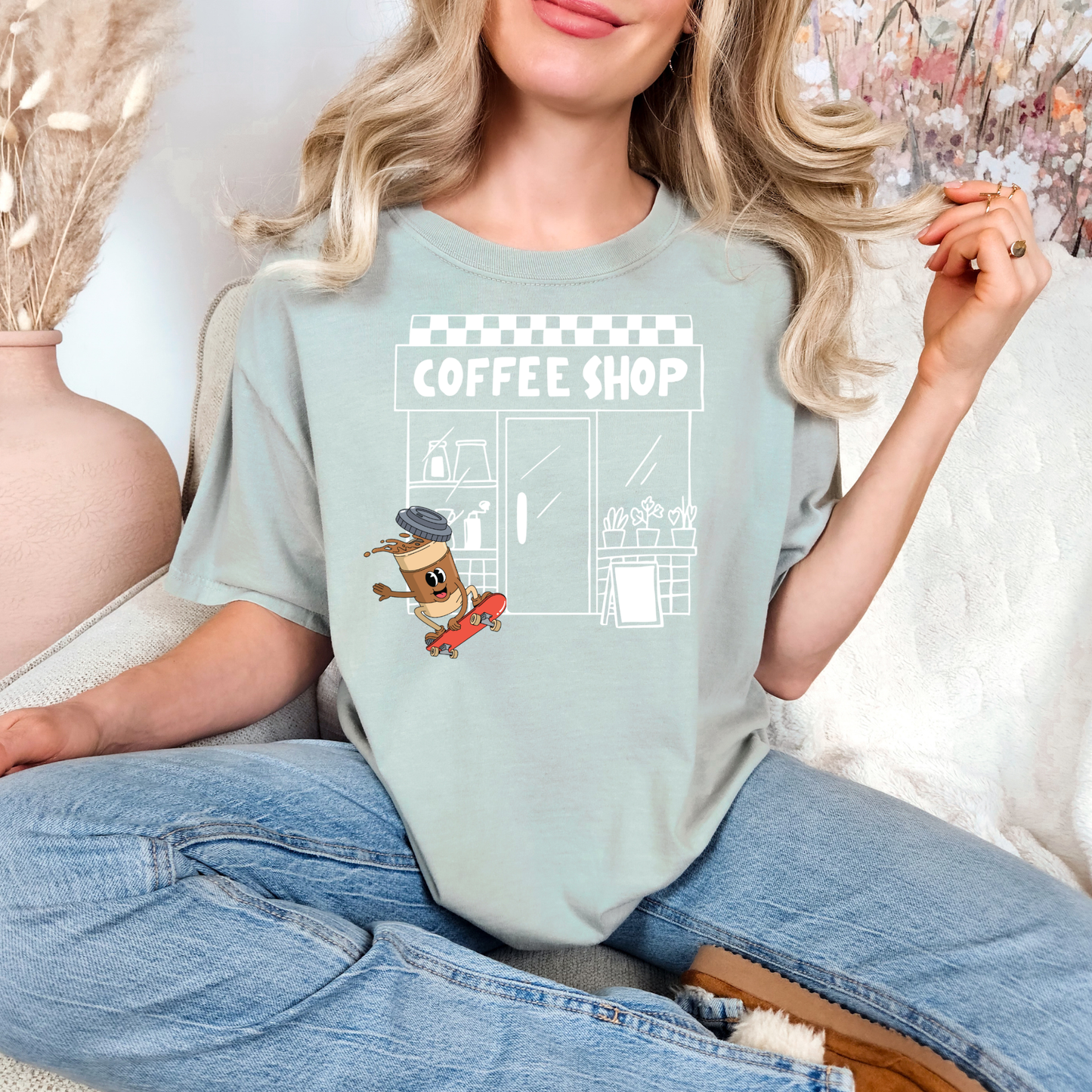 Andy Goes to the Coffee Shop Tee
