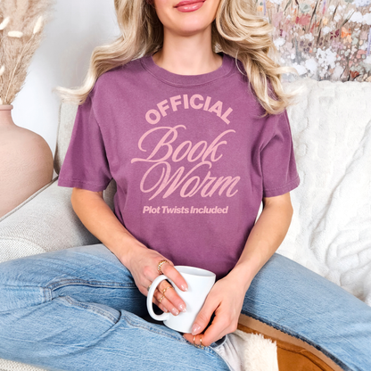Official Book Worm Tee