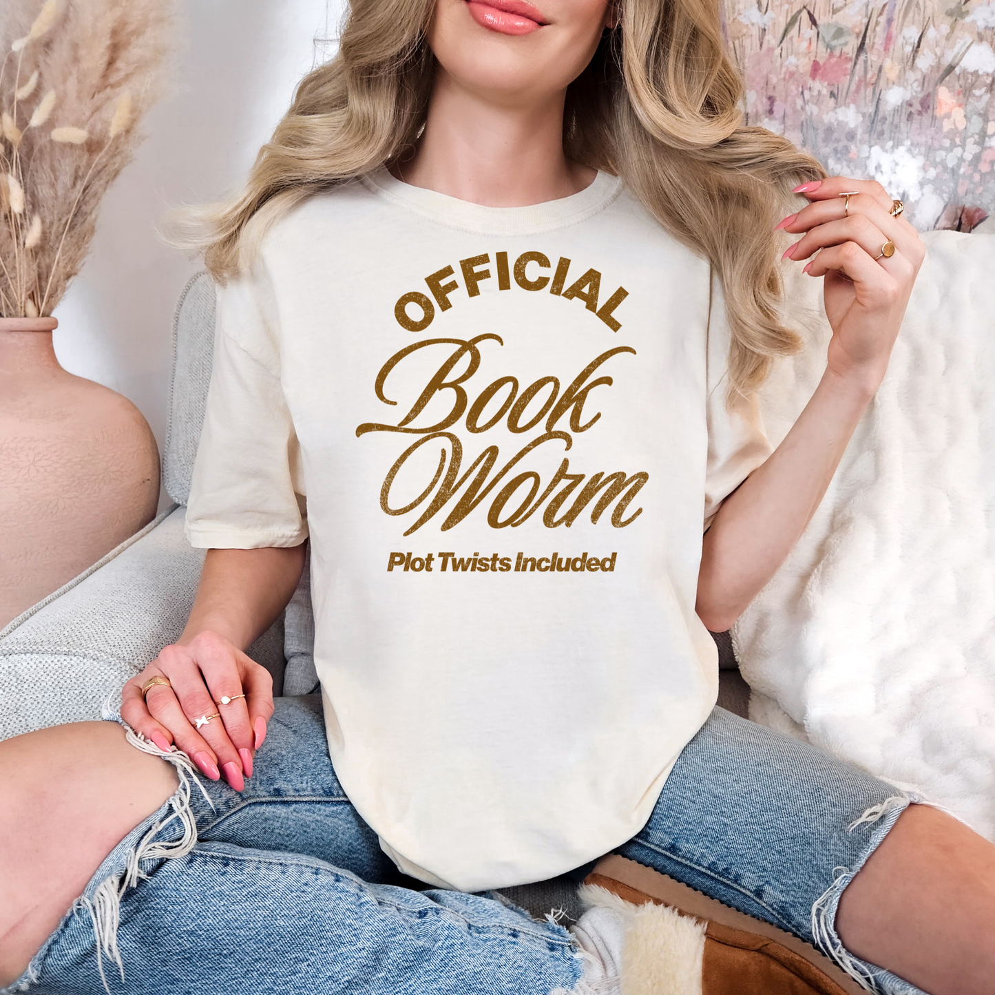 Official Book Worm Tee