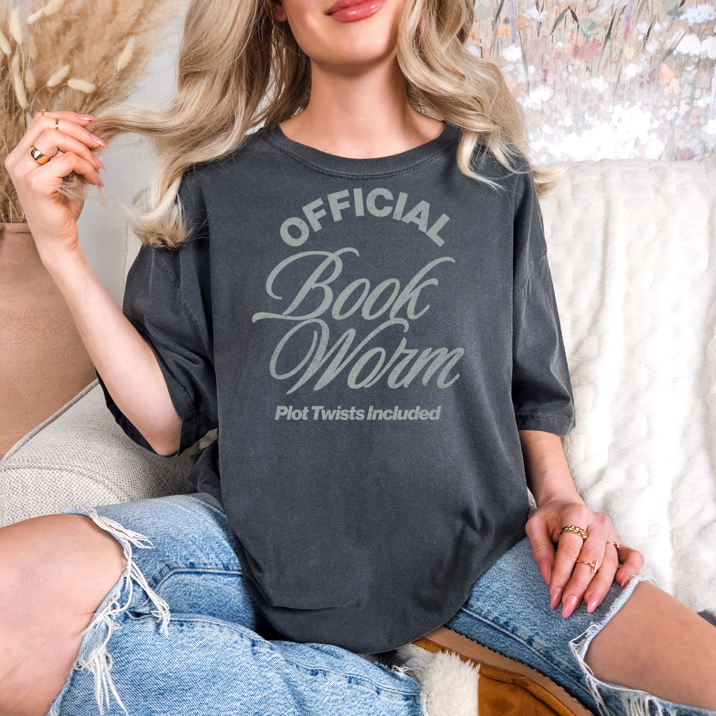 Official Book Worm Tee