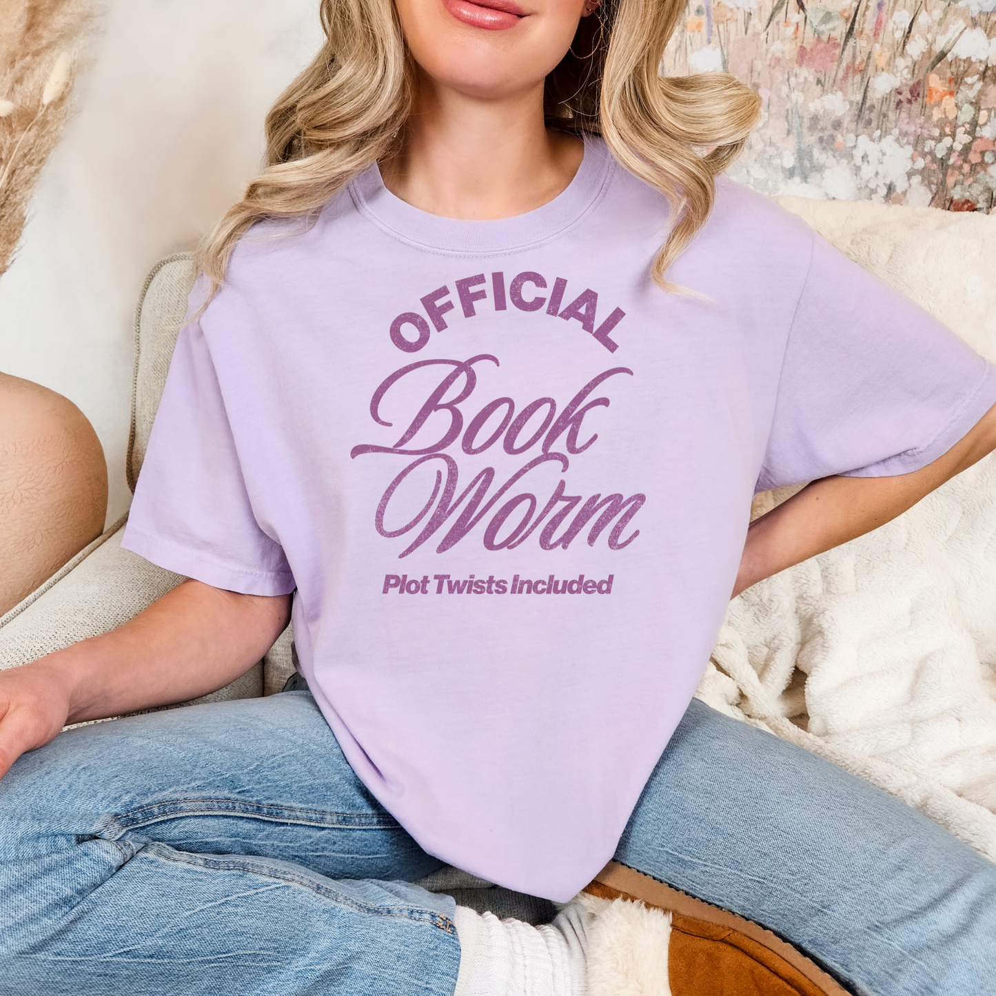 Official Book Worm Tee