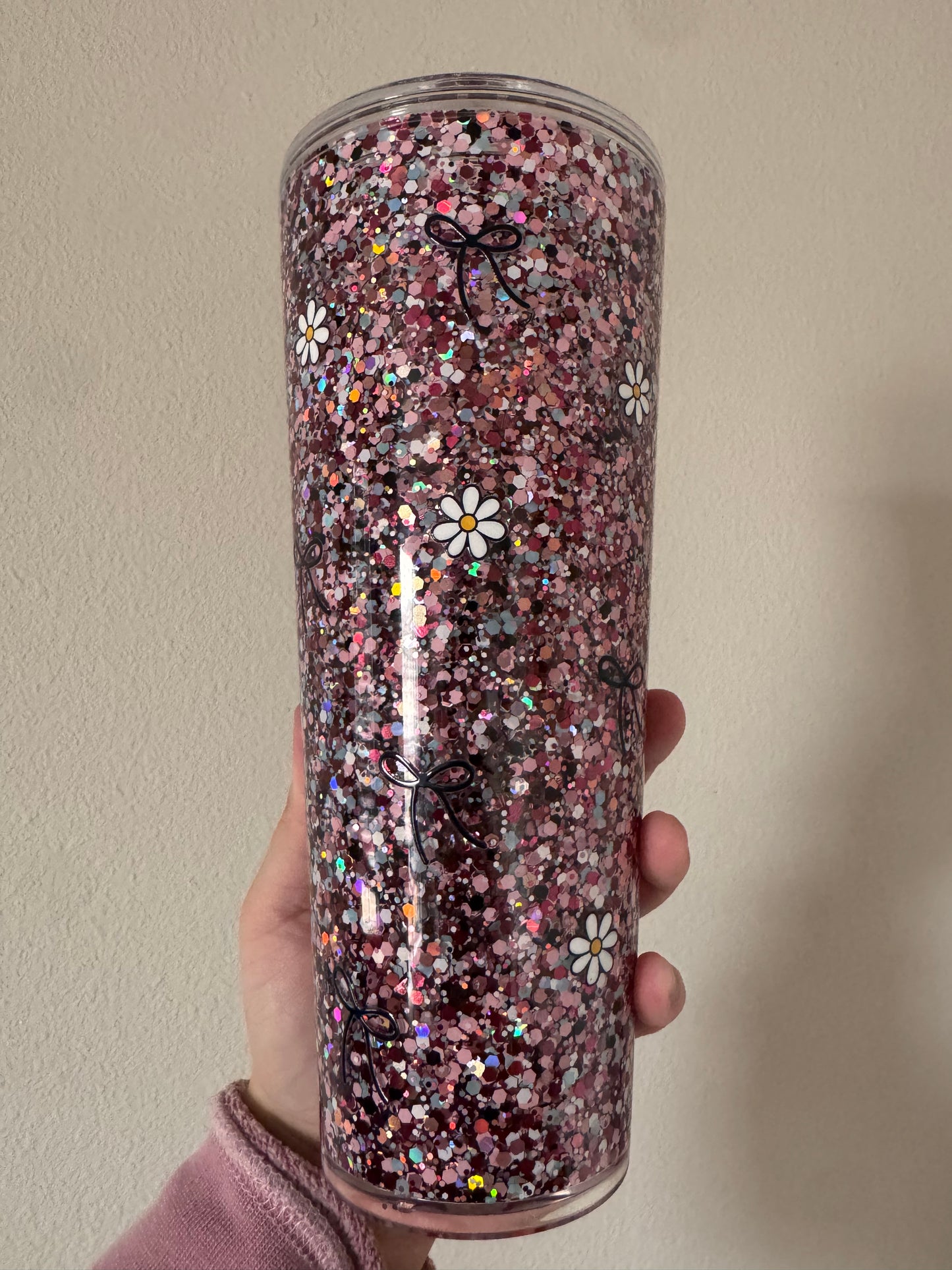 Dainty Bows & Daisies 24oz Tumbler