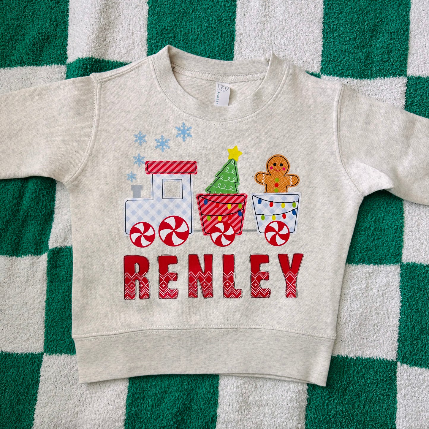 Christmas Train Sweatshirt Toddlers