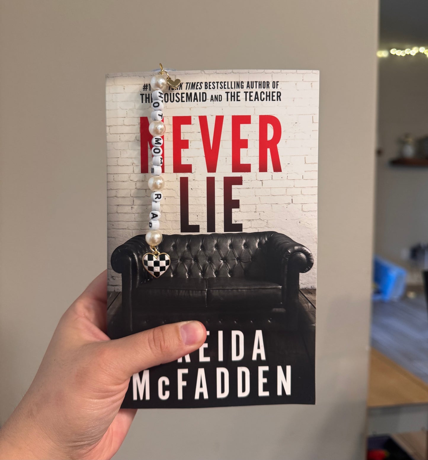 Customizable Beaded Bookmark