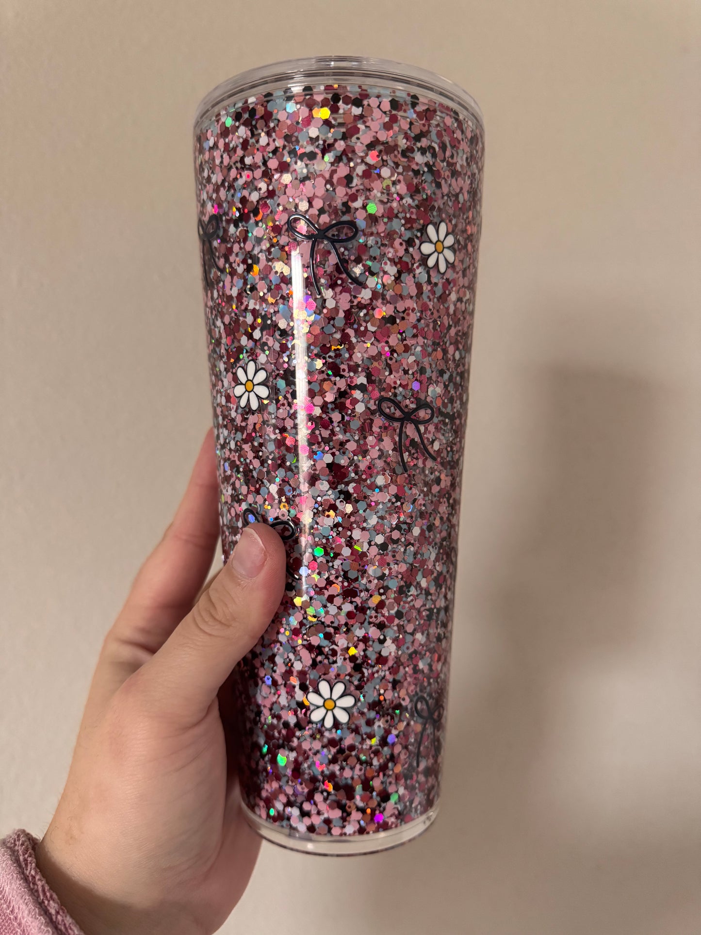 Dainty Bows & Daisies 24oz Tumbler