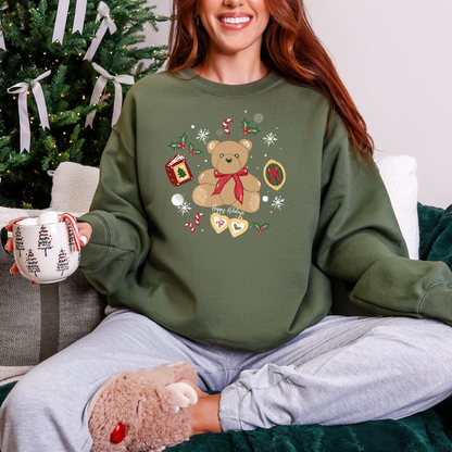 Vintage Christmas Teddy Sweatshirt