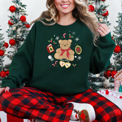 Vintage Christmas Teddy Sweatshirt