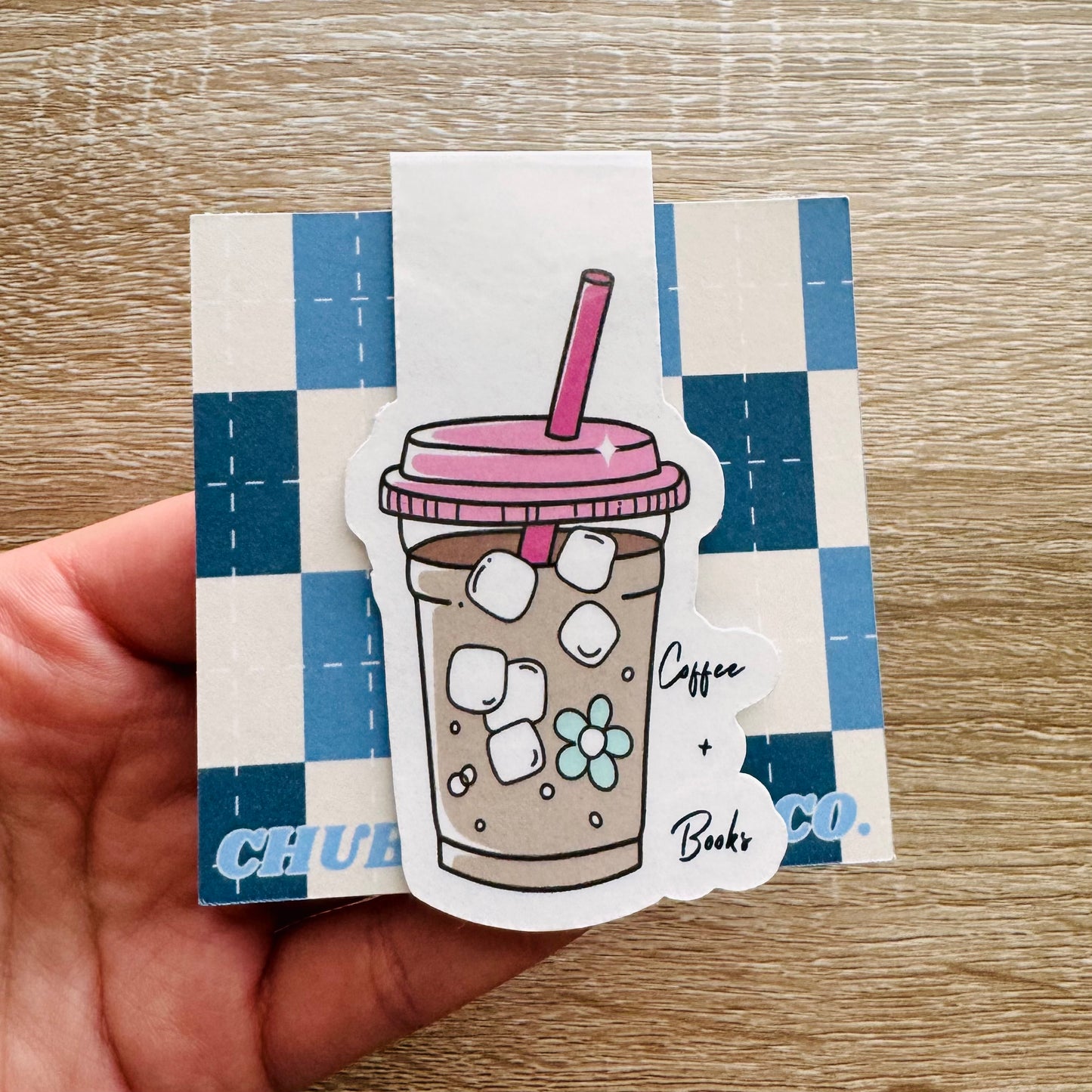 Coffee + Books Magnetic Bookmark