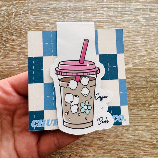 Coffee + Books Magnetic Bookmark