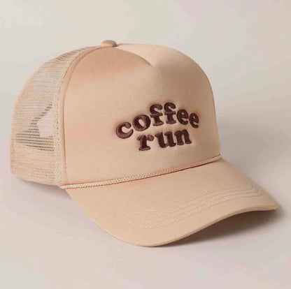 Coffee Run Trucker Hat