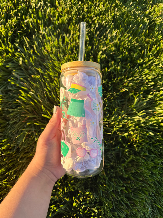 Pickle Ball Girly 20oz Tumbler