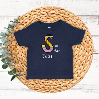 Pencil Doodle Name Tee