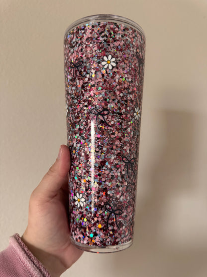 Dainty Bows & Daisies 24oz Tumbler