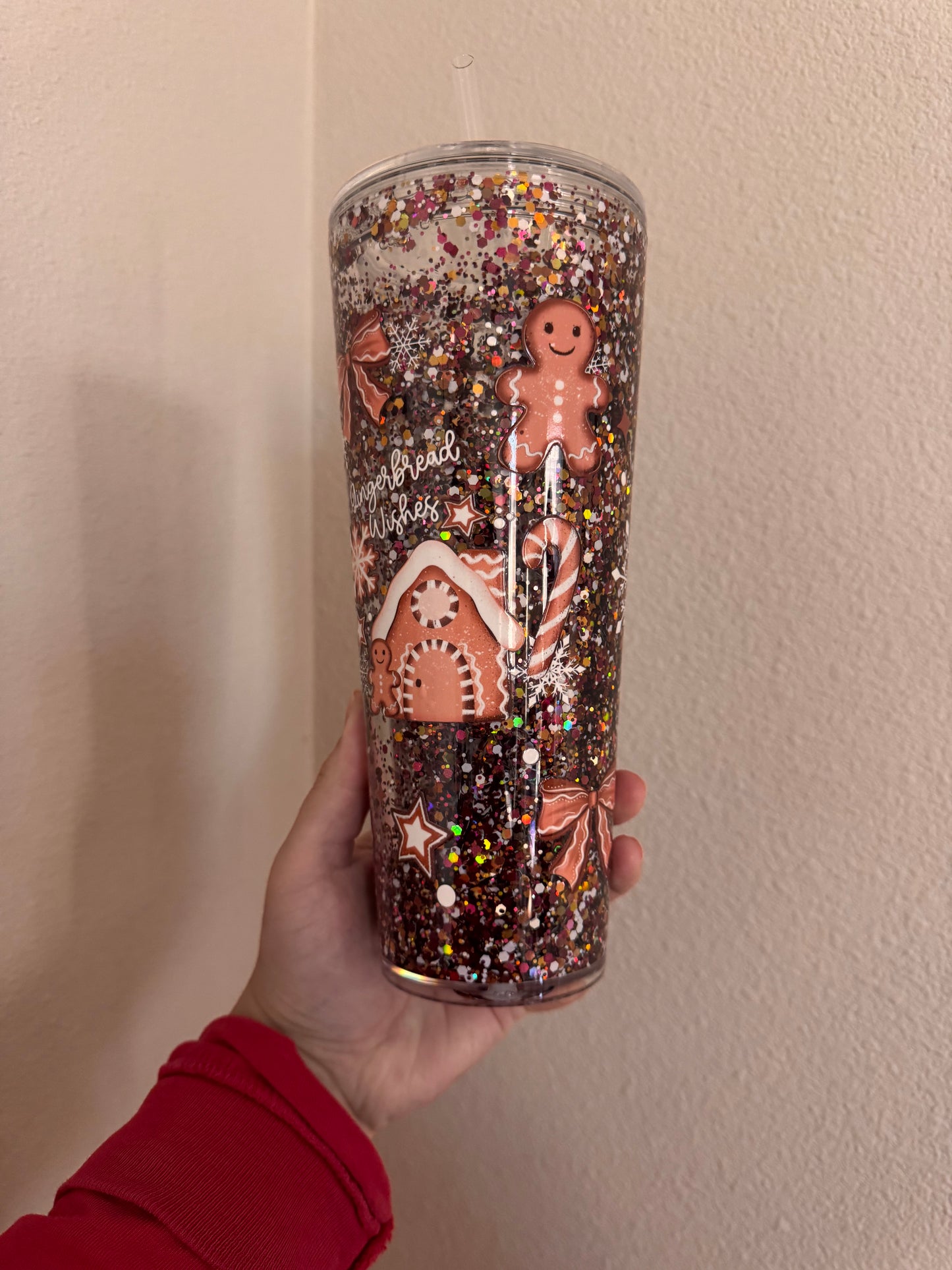 Gingerbread Wishes 24oz Tumbler RTS