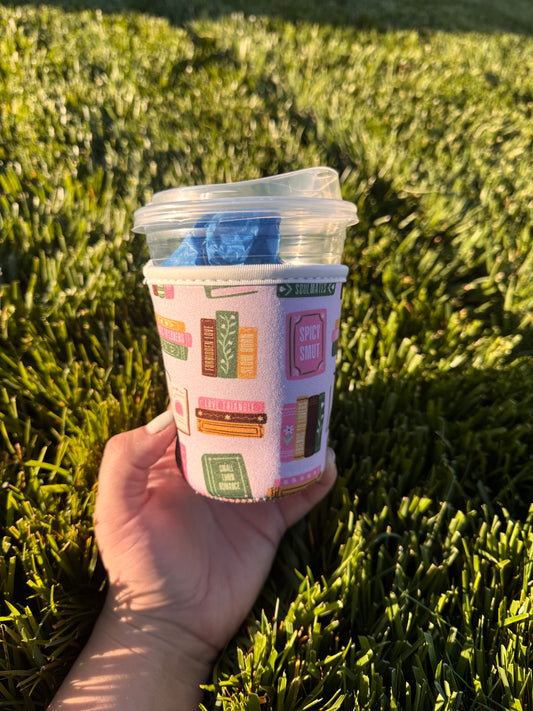 Book Stacks Coffee Sleeve