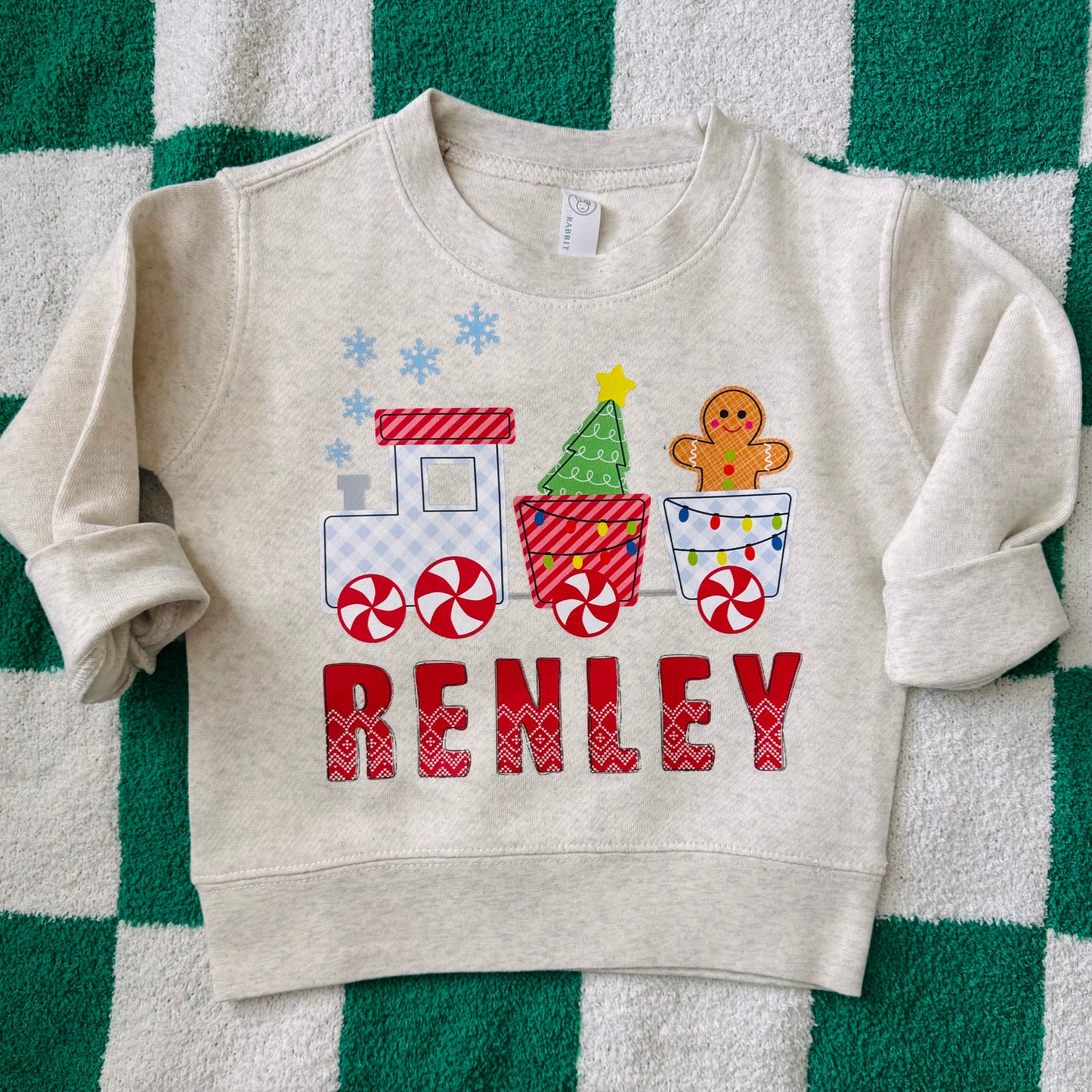 Christmas Train Sweatshirt Toddlers