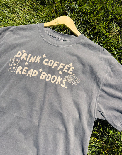 Drink Coffee. Read Books. PUFF T-shirt