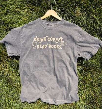 Drink Coffee. Read Books. PUFF T-shirt