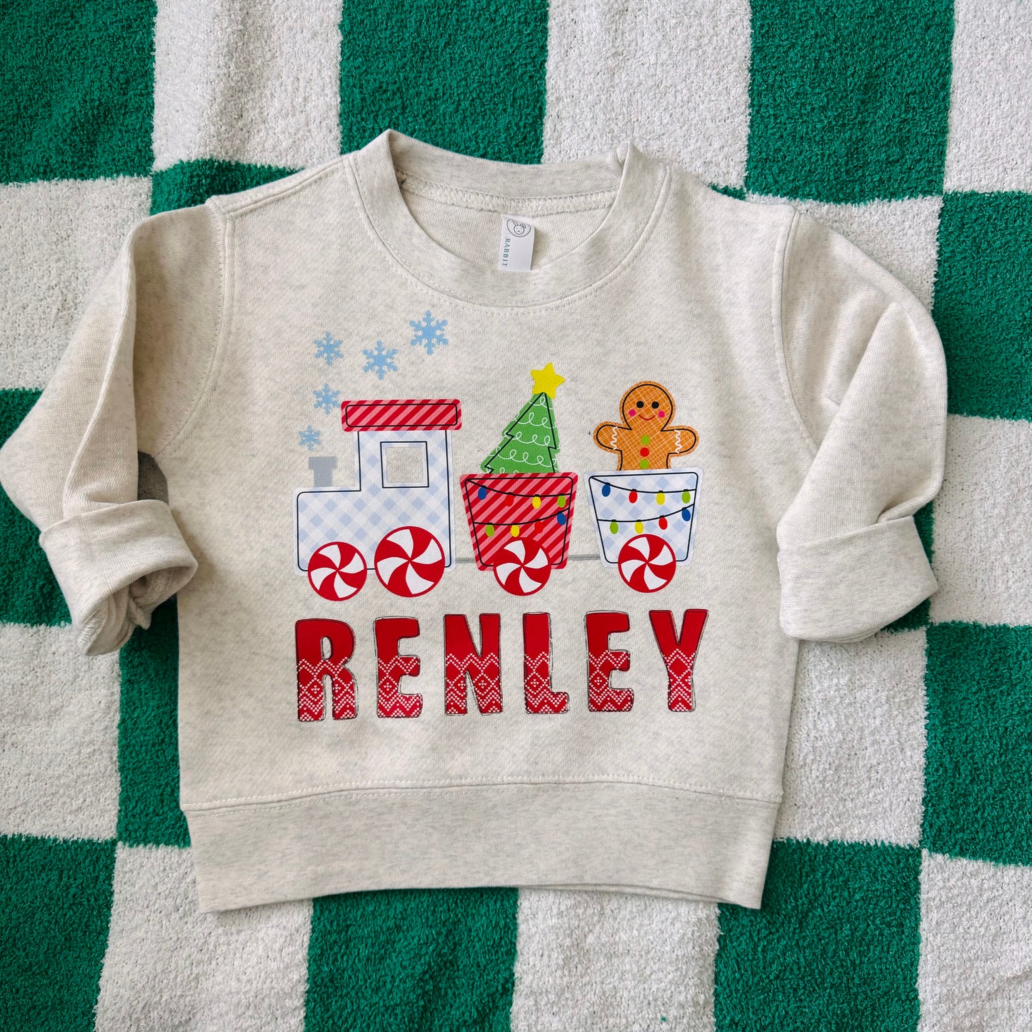 Christmas Train Sweatshirt Toddlers