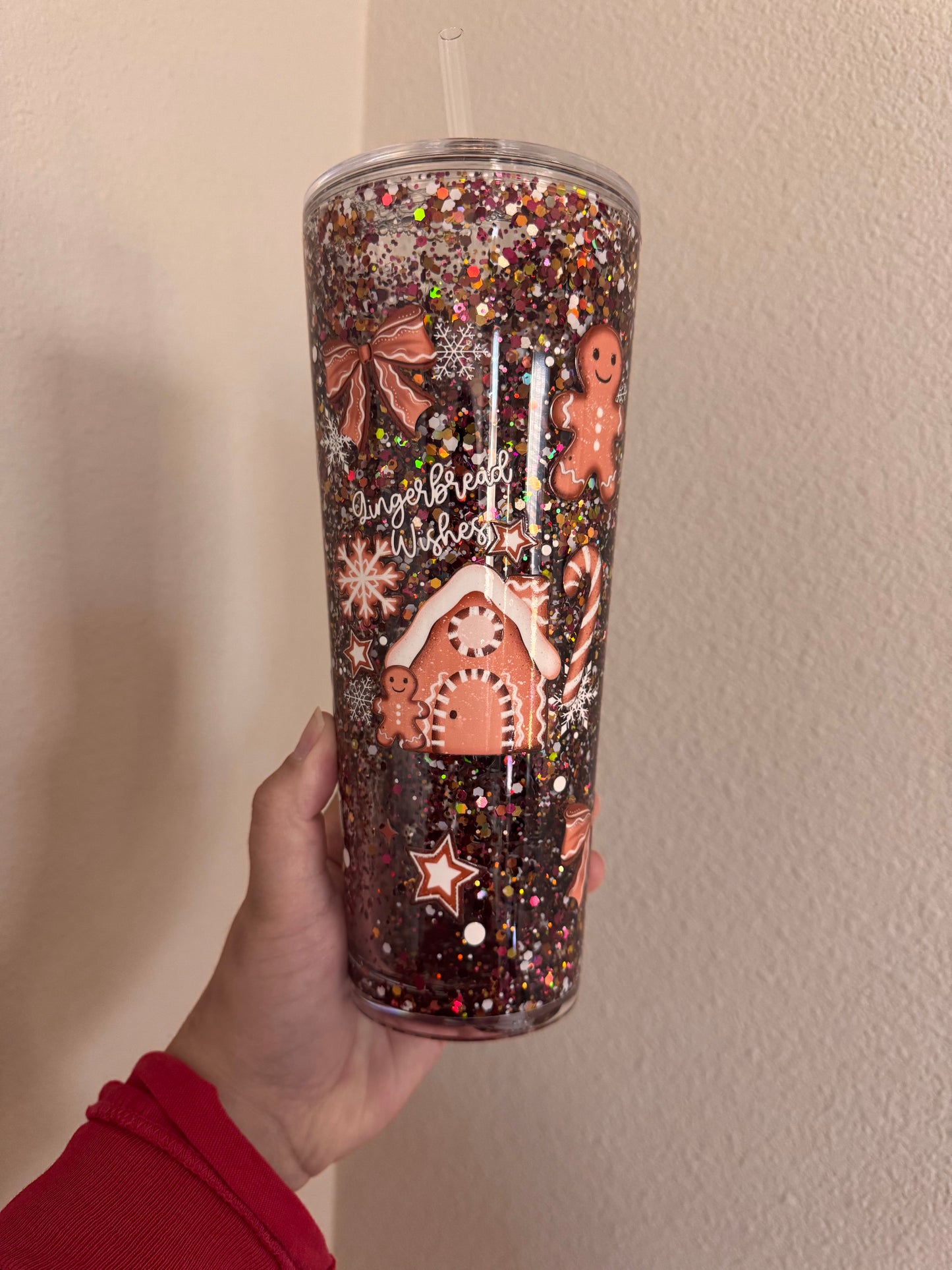 Gingerbread Wishes 24oz Tumbler RTS