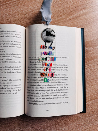 I’ll Read if I Want To Bookmark