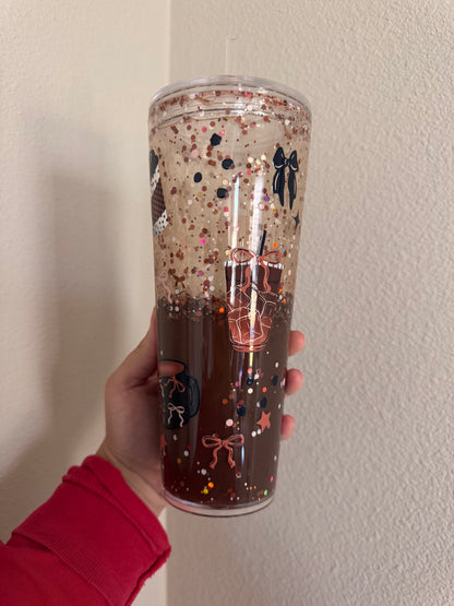 Boho Coffee Girly 24oz Tumbler RTS