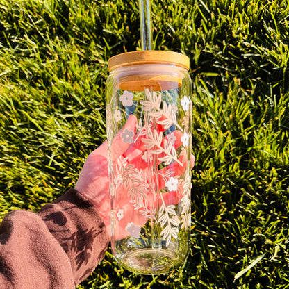 Wheat Fields 20oz Glass Tumbler