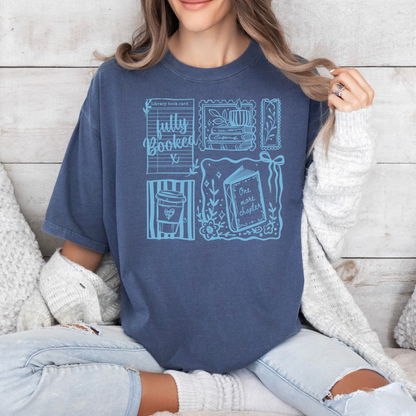 Light Blue Fully Booked Tee