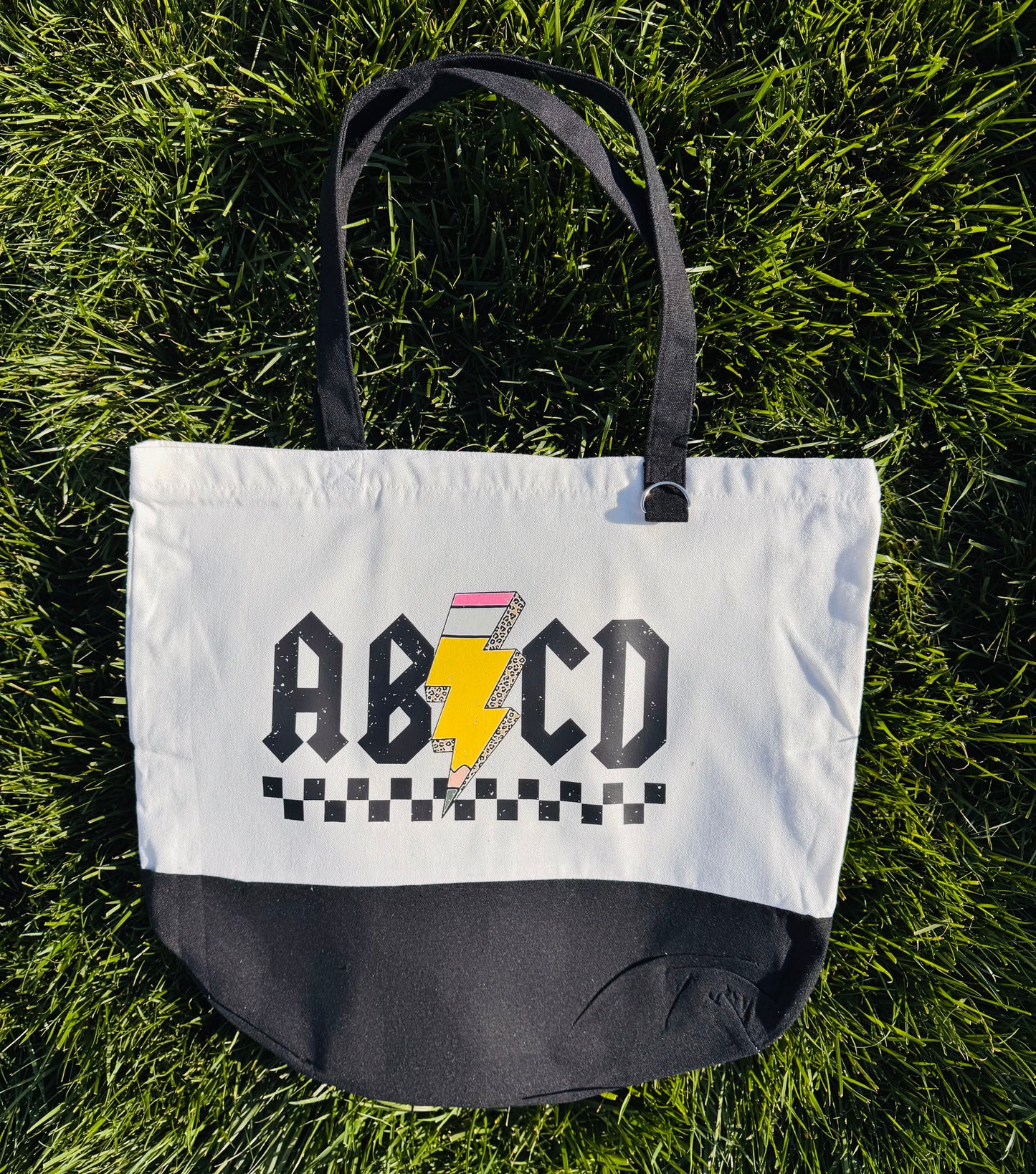 Cheetah Print ABCD Tote Bag