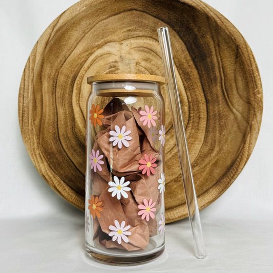 20oz Peachy Daisies Tumbler