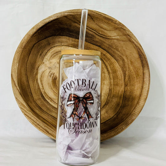 20oz Football Mama