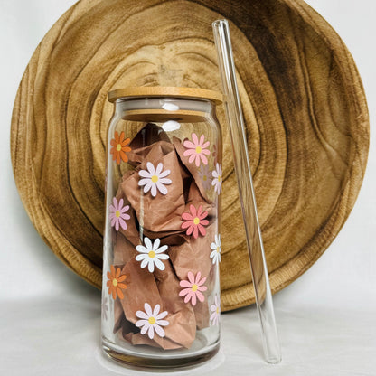 20oz Peachy Daisies Tumbler