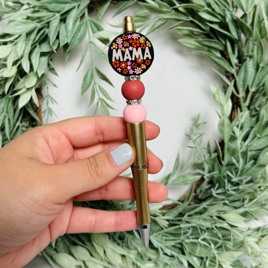 Floral Mama Beaded Pen