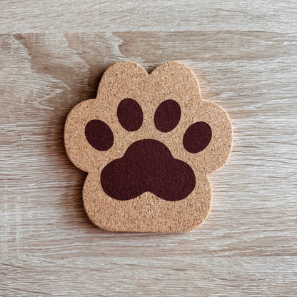 Dog Paw Cork Coaster
