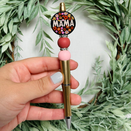 Floral Mama Beaded Pen