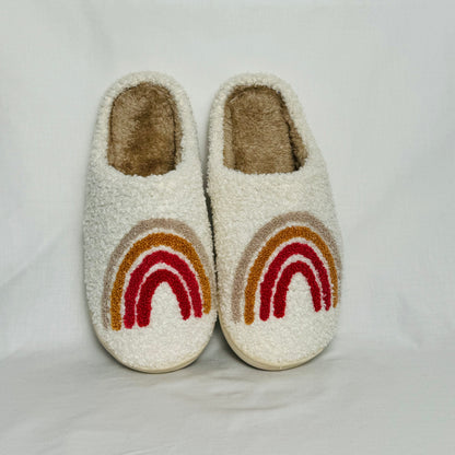 Boho Rainbow Slippers