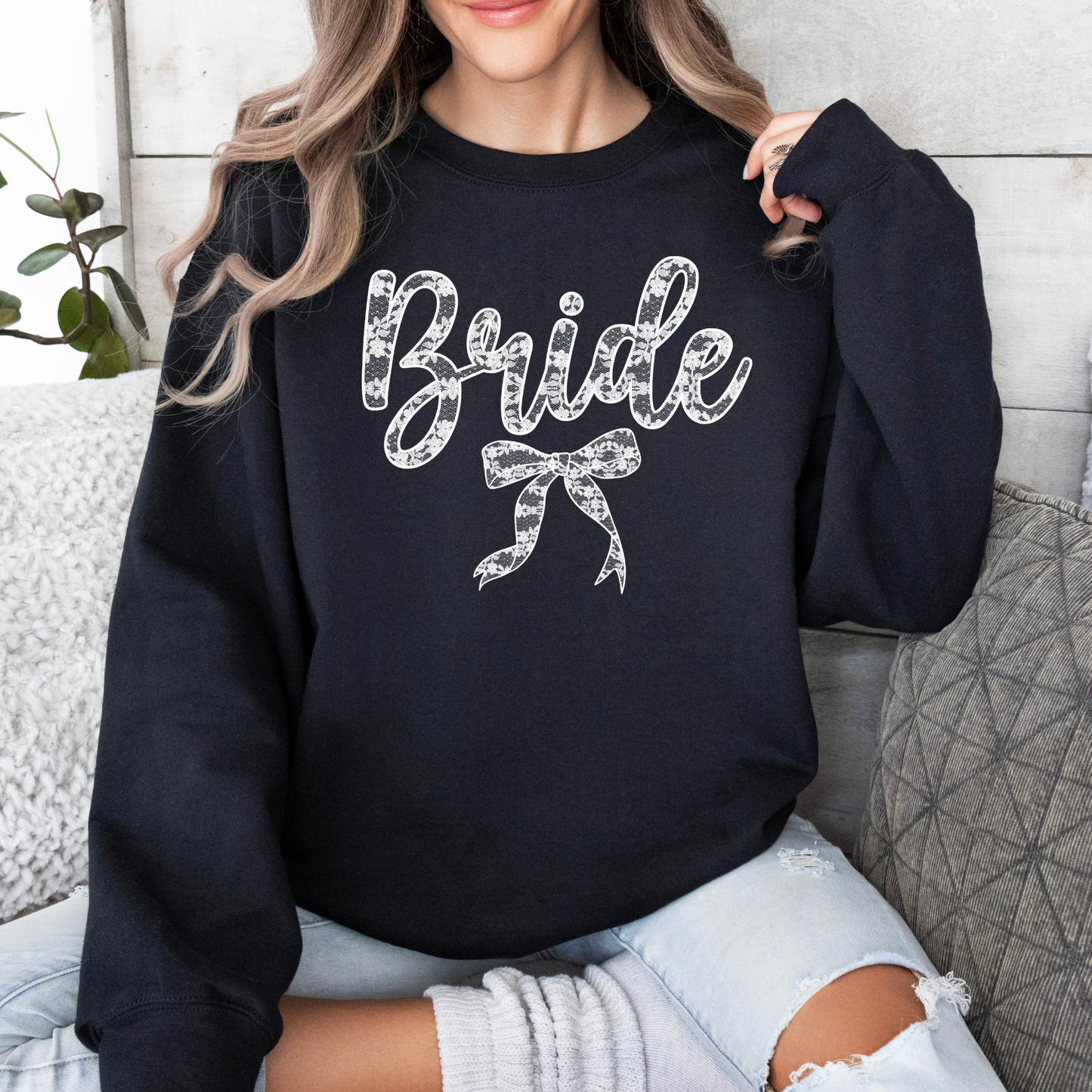 Lace Bride Sweatshirt