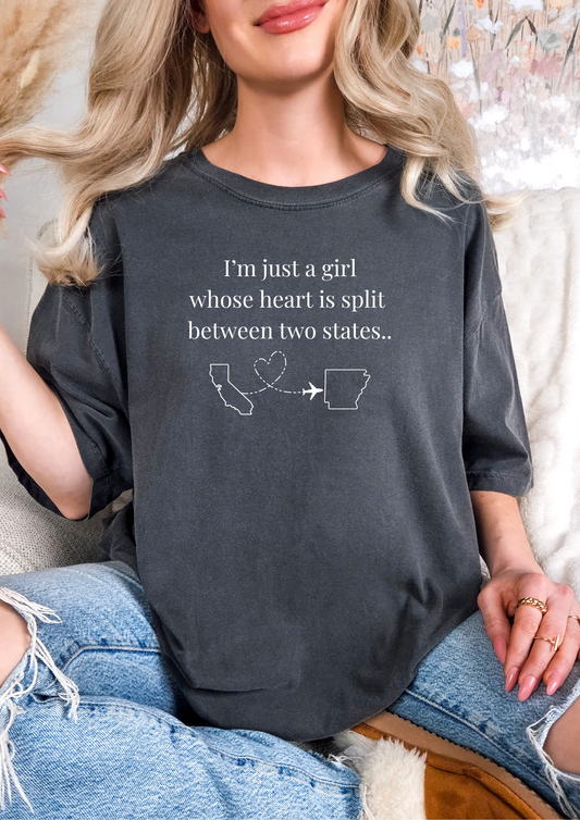 Two States One Heart T-shirt