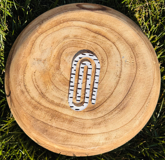 Abstract Lines Paper Clip