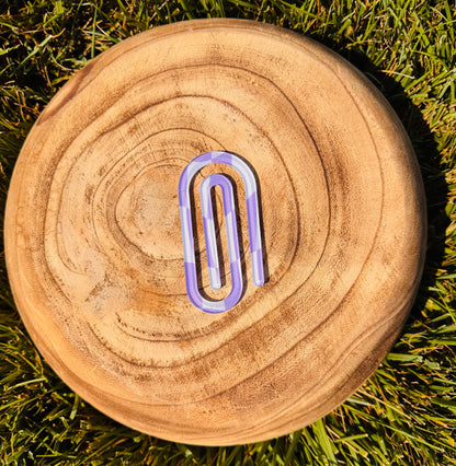 Checkered Print Paper Clip