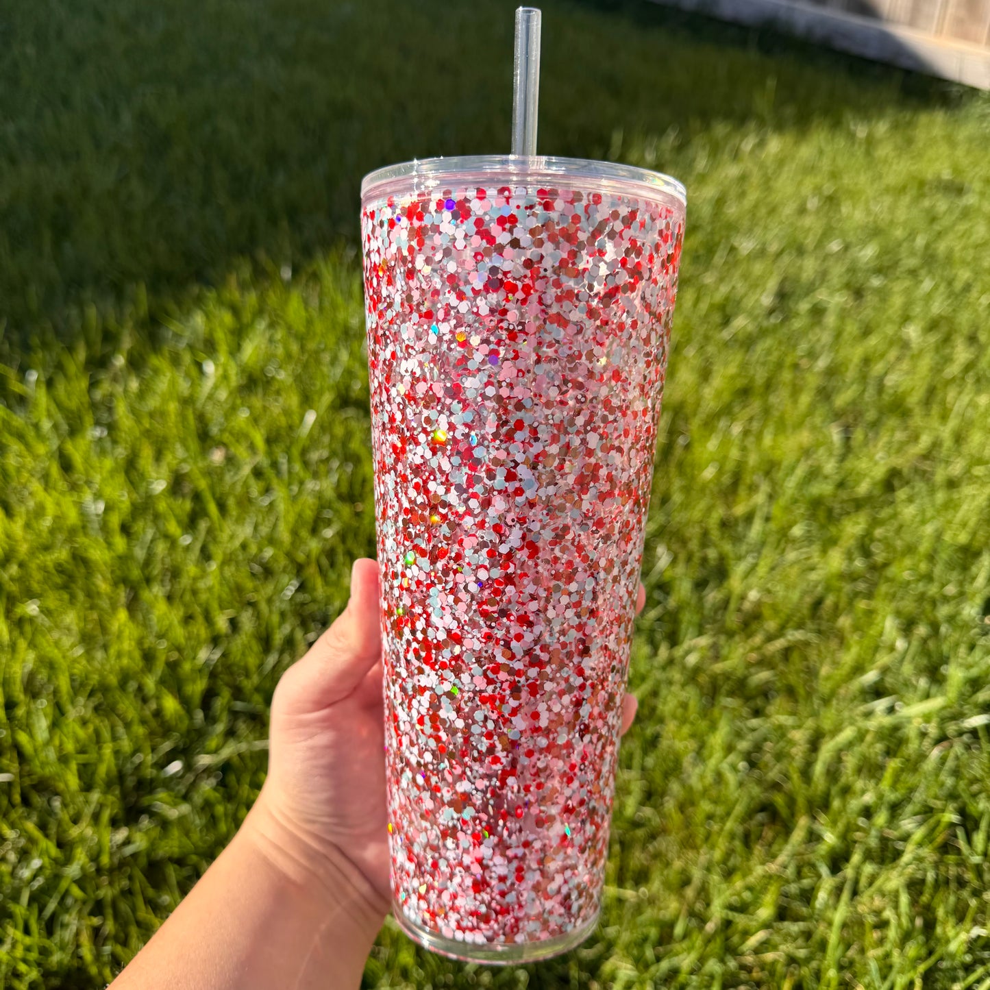 Acrylic Snow Globe Tumblers