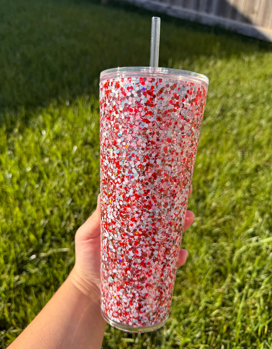 Acrylic Snow Globe Tumblers