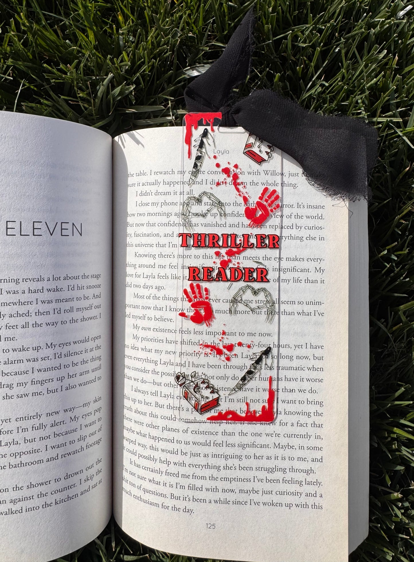 Thriller Reader Bookmark
