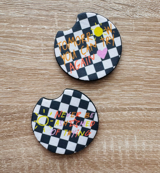 Tomorrow is a New Day Car Coaster